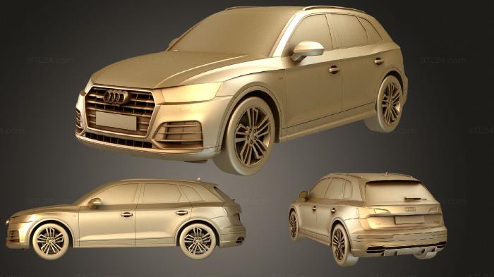 Автомобили и транспорт (Audi Q5L 2019 4, CARS_0642) 3D модель для ЧПУ станка